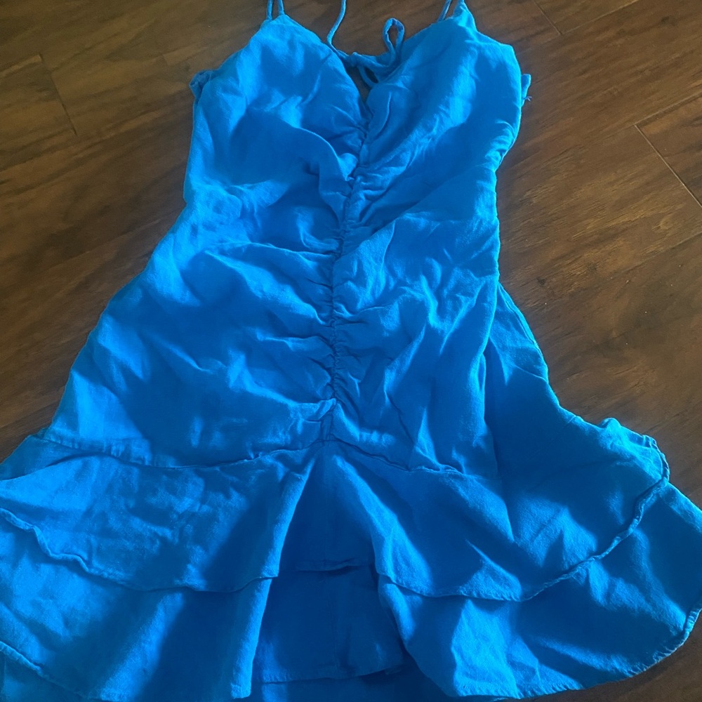 Zara Blue Mini Dress small